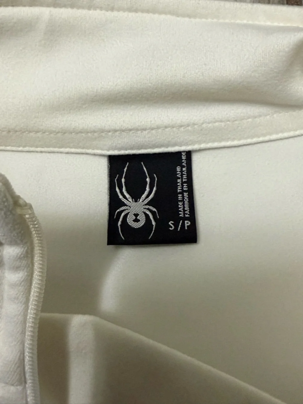Spyder Men’s White/Black/Red Half-Zip Pullover Performance Top Size Small - Picture 5 of 10